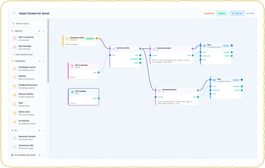 Workflows preview
